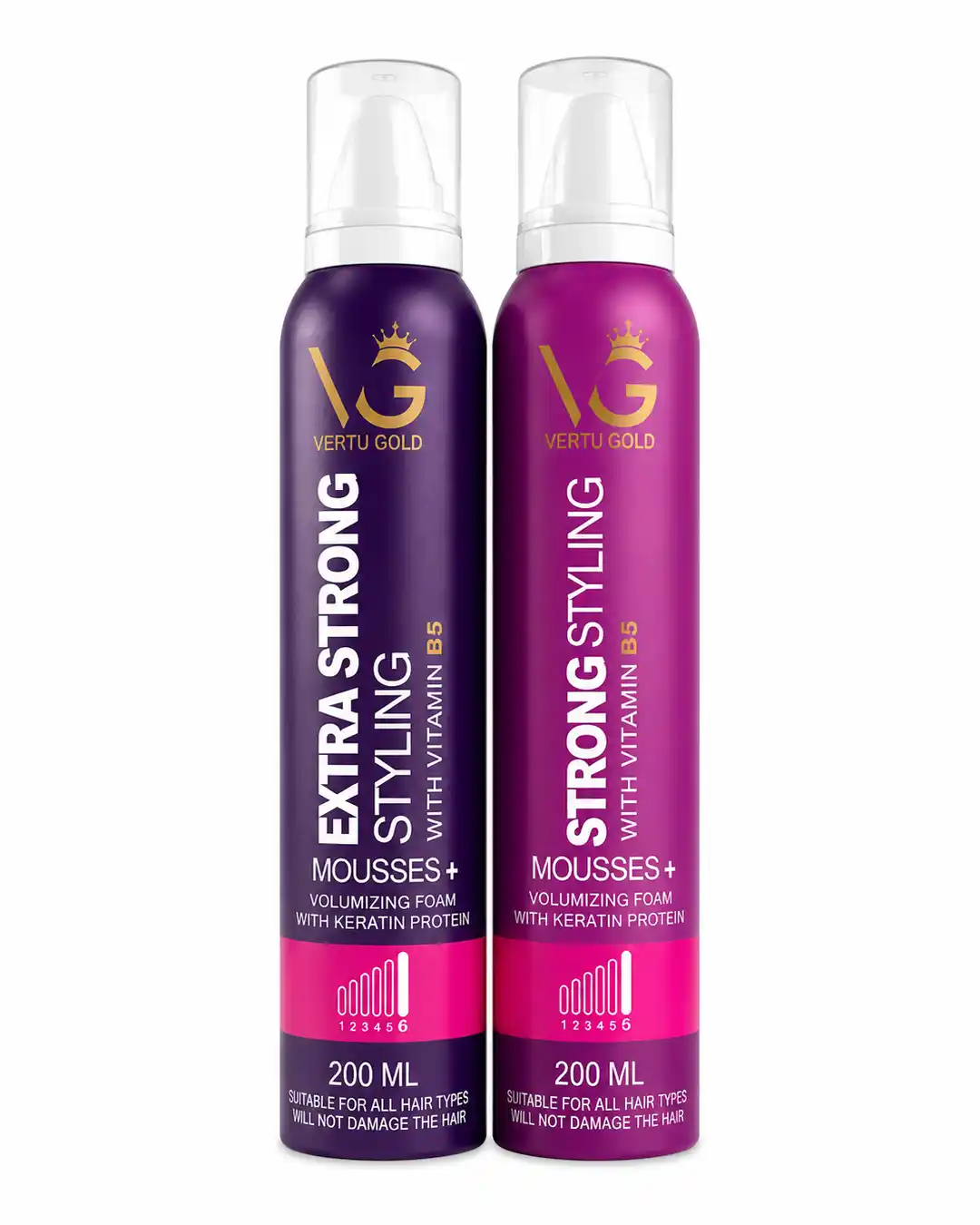 Vertu Gold Extra Strong Styling Mousse