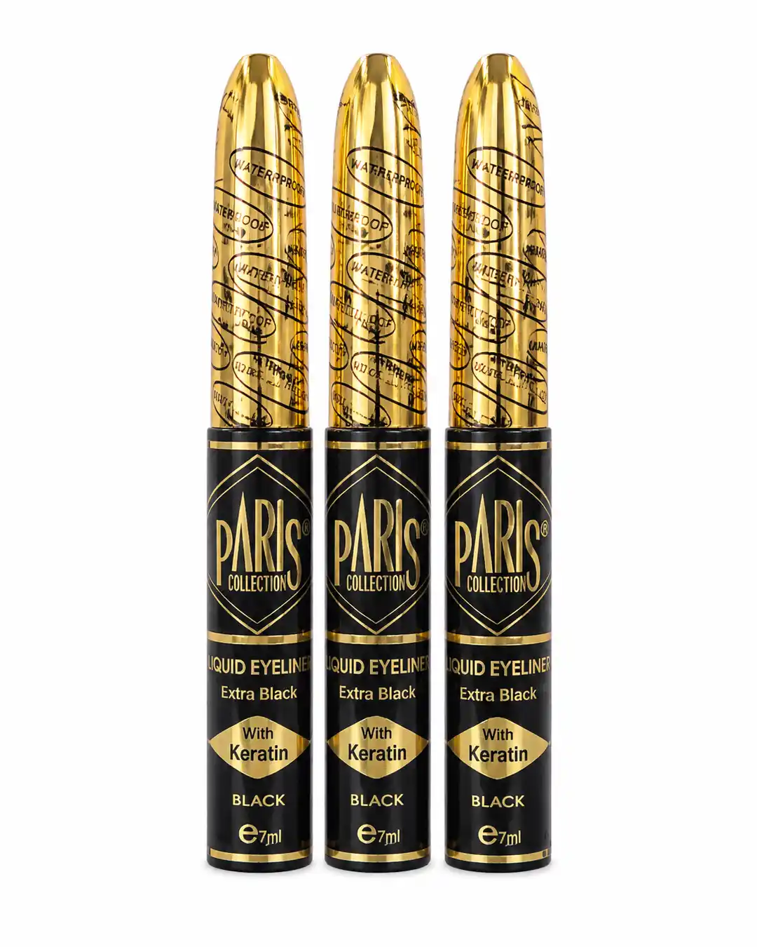 Paris Collection Liquid Eyeliner Extra Black With Keratin